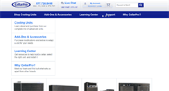 Desktop Screenshot of cellarprocoolingsystems.com